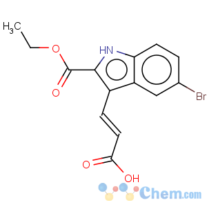 CAS No:885273-61-0 1H-Indole-2-carboxylicacid, 5-bromo-3-(2-carboxyethenyl)-, 2-ethyl ester