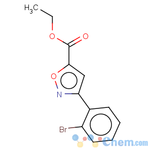 CAS No:885273-64-3 5-Isoxazolecarboxylicacid, 3-(2-bromophenyl)-, ethyl ester
