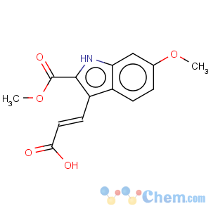 CAS No:885273-67-6 1H-Indole-2-carboxylicacid, 3-(2-carboxyethenyl)-6-methoxy-, 2-methyl ester