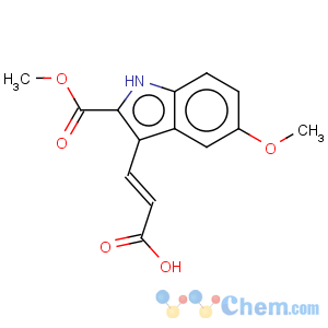 CAS No:885273-71-2 1H-Indole-2-carboxylicacid, 3-(2-carboxyethenyl)-5-methoxy-, 2-methyl ester