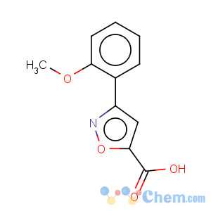 CAS No:885273-84-7 3-(2-methoxy-phenyl)-isoxazole-5-carboxylic acid