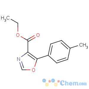 CAS No:885274-06-6 ethyl 5-(4-methylphenyl)-1,3-oxazole-4-carboxylate