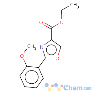 CAS No:885274-64-6 4-Oxazolecarboxylicacid, 2-(2-methoxyphenyl)-, ethyl ester