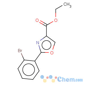 CAS No:885274-67-9 4-Oxazolecarboxylicacid, 2-(2-bromophenyl)-, ethyl ester
