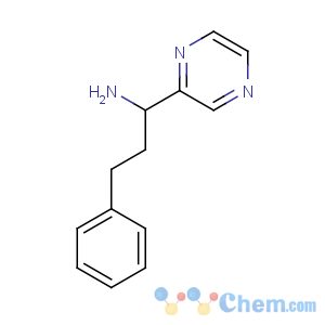 CAS No:885275-26-3 3-phenyl-1-pyrazin-2-ylpropan-1-amine