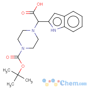 CAS No:885275-32-1 1H-Indole-2-aceticacid, a-[4-[(1,1-dimethylethoxy)carbonyl]-1-piperazinyl]-