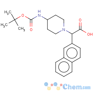 CAS No:885275-41-2 1-Piperidineaceticacid, 4-[[(1,1-dimethylethoxy)carbonyl]amino]-a-2-naphthalenyl-