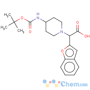 CAS No:885275-46-7 1-Piperidineaceticacid, a-2-benzofuranyl-4-[[(1,1-dimethylethoxy)carbonyl]amino]-