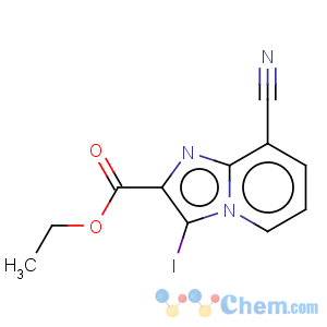 CAS No:885275-52-5 Imidazo[1,2-a]pyridine-2-carboxylicacid, 8-cyano-3-iodo-, ethyl ester