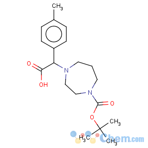 CAS No:885275-67-2 1H-1,4-Diazepine-1-aceticacid, 4-[(1,1-dimethylethoxy)carbonyl]hexahydro-a-(4-methylphenyl)-