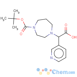 CAS No:885275-68-3 1H-1,4-Diazepine-1-aceticacid, 4-[(1,1-dimethylethoxy)carbonyl]hexahydro-a-3-pyridinyl-