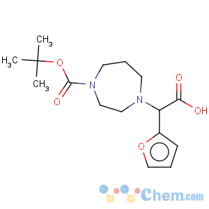 CAS No:885275-82-1 1H-1,4-Diazepine-1-aceticacid, 4-[(1,1-dimethylethoxy)carbonyl]-a-2-furanylhexahydro-