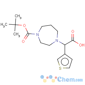 CAS No:885275-85-4 1H-1,4-Diazepine-1-aceticacid, 4-[(1,1-dimethylethoxy)carbonyl]hexahydro-a-3-thienyl-