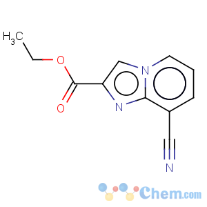 CAS No:885275-88-7 Imidazo[1,2-a]pyridine-2-carboxylicacid, 8-cyano-, ethyl ester