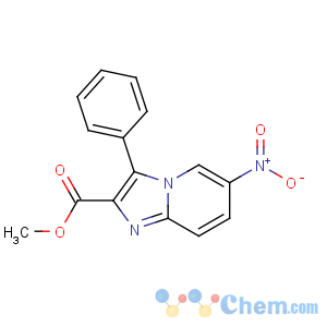 CAS No:885276-47-1 methyl 6-nitro-3-phenylimidazo[1,2-a]pyridine-2-carboxylate