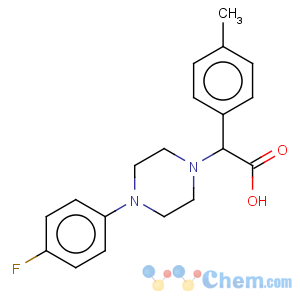 CAS No:885276-67-5 1-Piperazineaceticacid, 4-(4-fluorophenyl)-a-(4-methylphenyl)-