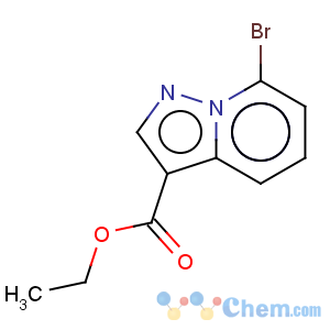 CAS No:885276-77-7 Pyrazolo[1,5-a]pyridine-3-carboxylicacid, 7-bromo-, ethyl ester