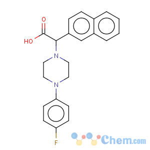 CAS No:885276-78-8 1-Piperazineaceticacid, 4-(4-fluorophenyl)-a-2-naphthalenyl-