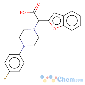 CAS No:885276-82-4 1-Piperazineaceticacid, a-2-benzofuranyl-4-(4-fluorophenyl)-