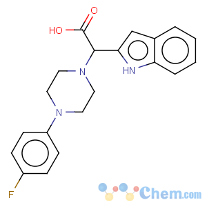 CAS No:885276-84-6 1H-Indole-2-aceticacid, a-[4-(4-fluorophenyl)-1-piperazinyl]-