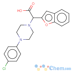 CAS No:885277-00-9 1-Piperazineaceticacid, a-2-benzofuranyl-4-(4-chlorophenyl)-