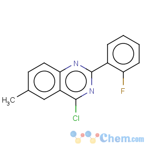 CAS No:885277-53-2 Quinazoline,4-chloro-2-(2-fluorophenyl)-6-methyl-