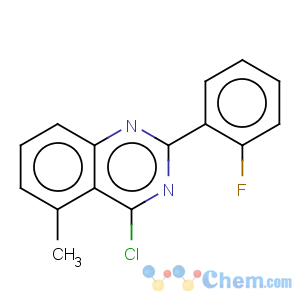 CAS No:885277-61-2 Quinazoline,4-chloro-2-(2-fluorophenyl)-5-methyl-