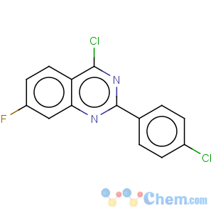 CAS No:885277-75-8 Quinazoline,4-chloro-2-(4-chlorophenyl)-7-fluoro-