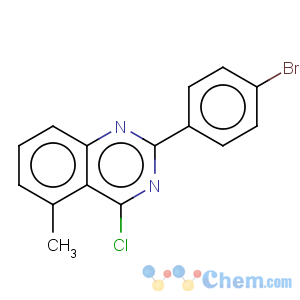 CAS No:885277-89-4 Quinazoline,2-(4-bromophenyl)-4-chloro-5-methyl-