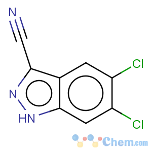 CAS No:885278-39-7 1H-Indazole-3-carbonitrile,5,6-dichloro-