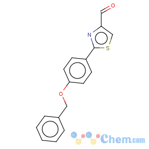 CAS No:885278-93-3 4-Thiazolecarboxaldehyde,2-[4-(phenylmethoxy)phenyl]-