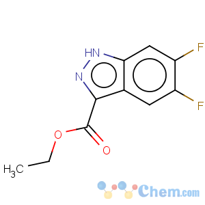 CAS No:885279-04-9 1H-Indazole-3-carboxylicacid, 5,6-difluoro-, ethyl ester