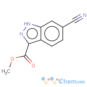 CAS No:885279-07-2 1H-Indazole-3-carboxylicacid, 6-cyano-, methyl ester
