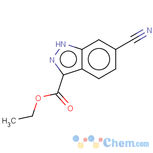 CAS No:885279-19-6 1H-Indazole-3-carboxylicacid, 6-cyano-, ethyl ester
