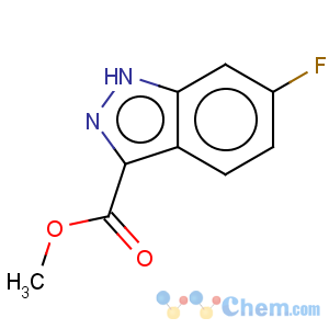 CAS No:885279-26-5 1H-Indazole-3-carboxylicacid, 6-fluoro-, methyl ester