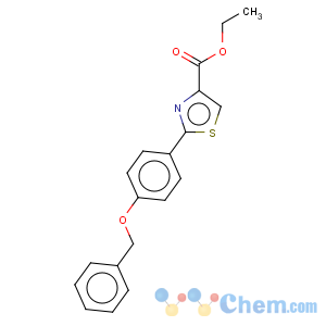 CAS No:885279-35-6 4-Thiazolecarboxylicacid, 2-[4-(phenylmethoxy)phenyl]-, ethyl ester