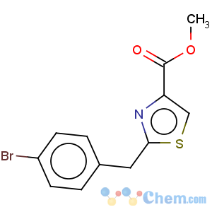 CAS No:885279-50-5 4-Thiazolecarboxylicacid, 2-[(4-bromophenyl)methyl]-, methyl ester