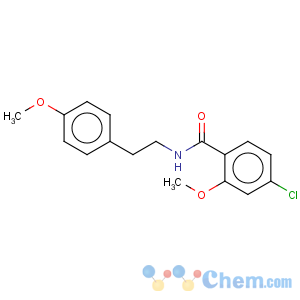 CAS No:885279-88-9 Benzamide,4-chloro-2-methoxy-N-[2-(4-methoxyphenyl)ethyl]-