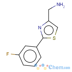 CAS No:885280-31-9 4-Thiazolemethanamine,2-(3-fluorophenyl)-