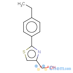 CAS No:885280-43-3 4-Thiazolemethanol,2-(4-ethylphenyl)-