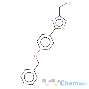 CAS No:885280-65-9 4-Thiazolemethanamine,2-[4-(phenylmethoxy)phenyl]-