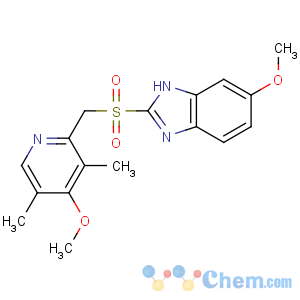 CAS No:88546-55-8 6-methoxy-2-[(4-methoxy-3,<br />5-dimethylpyridin-2-yl)methylsulfonyl]-1H-benzimidazole