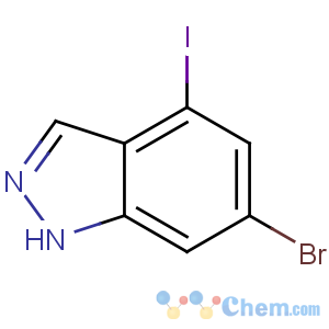 CAS No:885519-41-5 6-bromo-4-iodo-1H-indazole