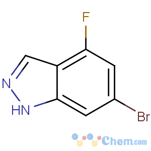 CAS No:885520-23-0 6-bromo-4-fluoro-1H-indazole