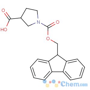 CAS No:885951-89-3 1-(9H-fluoren-9-ylmethoxycarbonyl)pyrrolidine-3-carboxylic acid