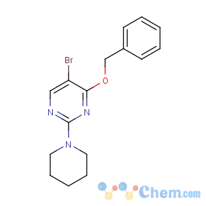 CAS No:885952-22-7 5-bromo-4-phenylmethoxy-2-piperidin-1-ylpyrimidine