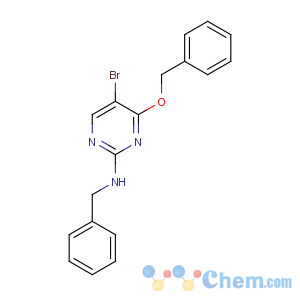 CAS No:885952-25-0 N-benzyl-5-bromo-4-phenylmethoxypyrimidin-2-amine