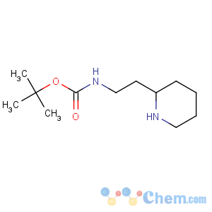 CAS No:885954-19-8 tert-butyl N-(2-piperidin-2-ylethyl)carbamate