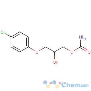 CAS No:886-74-8 [3-(4-chlorophenoxy)-2-hydroxypropyl] carbamate