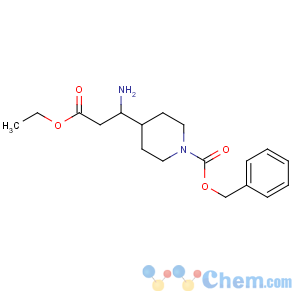 CAS No:886362-29-4 benzyl 4-(1-amino-3-ethoxy-3-oxopropyl)piperidine-1-carboxylate